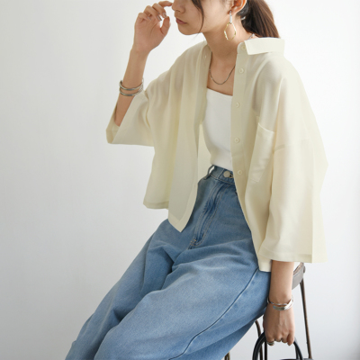 HEELAL ショート丈シャツ HEELAL ショート丈シャツ