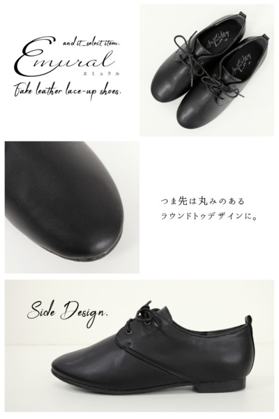 Amazon | [ZUYEE] レディース レースアップシューズ スクエア