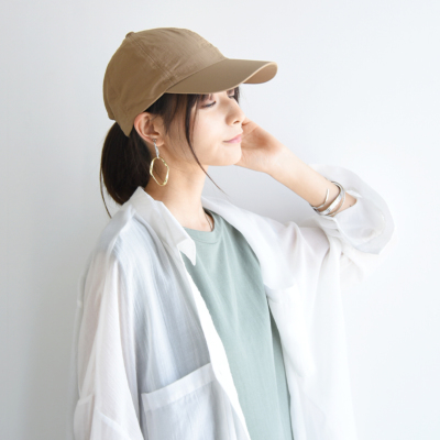 【新品】Naptime.ナイロンCAP(アイボリー) 撥水ナイロンキャップ 【メール便対応不可】 レディース and it_