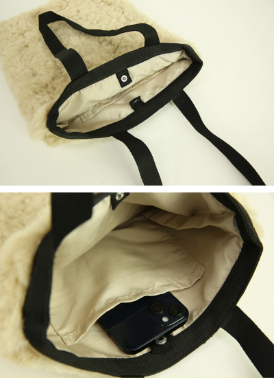 ボアトートバッグ 【メール便対応不可】 レディース and it_