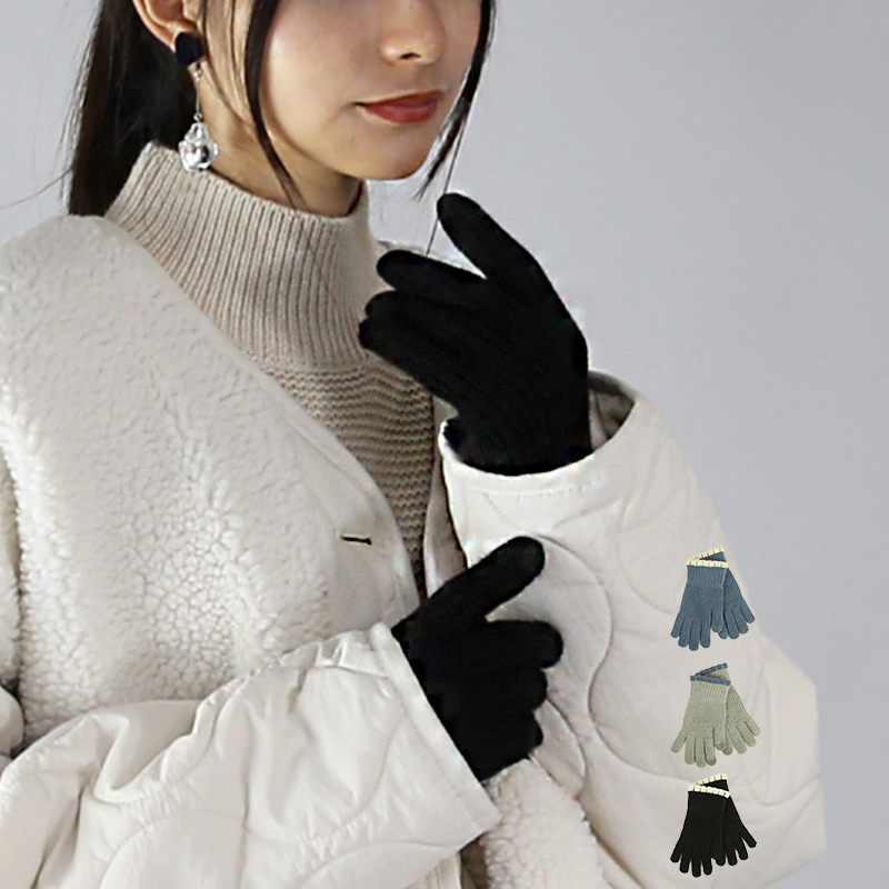 KNIT GLOVE ベージュ KNIT GLOVE ベージュ