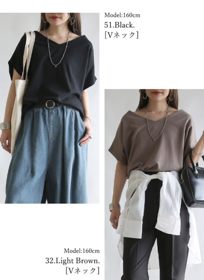 極美品✨モラビト　半袖ドルマンTシャツ　プルオーバーカットソーLロゴ 入 楽天市場】m.m.o(エムエムオー) レディース接触冷感ドルマンプル