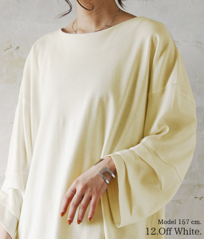 Khadi&co コットン チュニック インド製 M 白　ドット Aletta vita チュニック 羽織り ジレ 刺繍 両Vネック 綿 インド