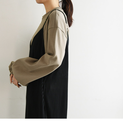 STOF プルオーバー　Mサイズ 袖ぷっくりサイドスリットプルオーバー M-L 【メール便対応可