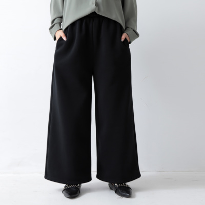 裏起毛 パンツ レディース きれいめ 暖かい フレア センター