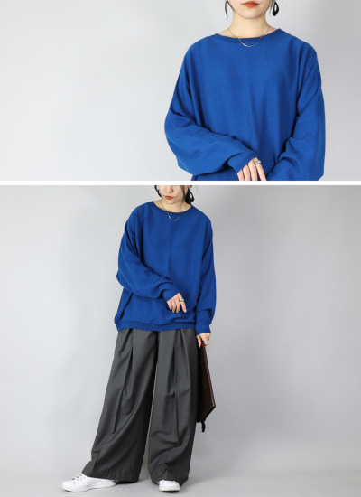 【美品✨】アルベロベロ　ドルマンスリーブ　ニット　ドット柄　ブタさん　大きめ 美品✨】アルベロベロ ドルマンスリーブ ニット ドット柄 ブタ