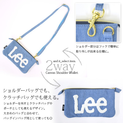 リー Lee 2WAYキャンバスショルダーウォレット 【メール便対応不可】 レディース and it_ official web store