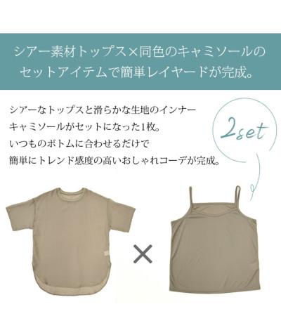Siro コットンリブパンツ インナーセットドッキングニットプル
