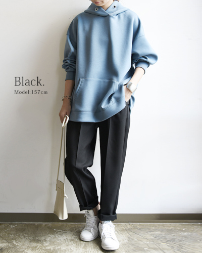 GLOBAL WORK パンツ あったかウツクシルエットテーパード柄