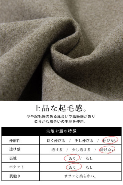 ケープ取り外しステンカラーコート M 【メール便対応不可
