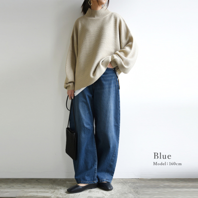 デニム＆ツイルカーブパンツ M L 【メール便対応不可