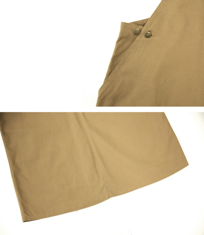 MHL.エムエイチエル　サロペットワンピース MIESROHE（ミースロエ）の「washable sustainable アームホール