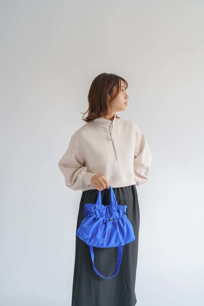 新品✳︎aeae ✳︎グレー✳︎ ドローストリングバッグ