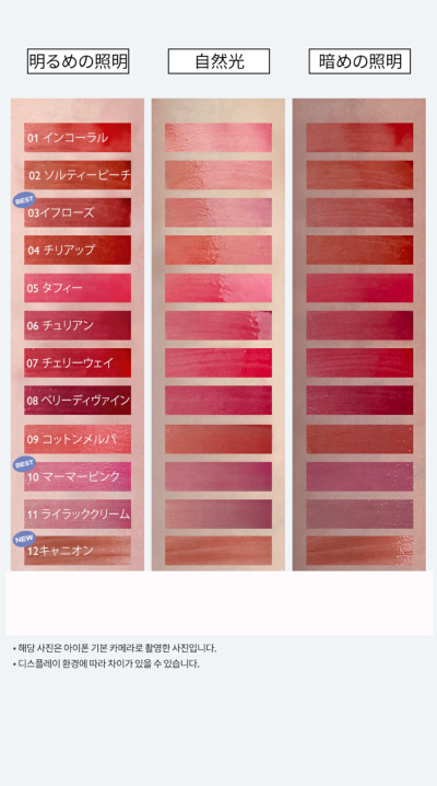 ロムアンド rom&nd デュイフルウォーターティント/DEWY・FUL_WATERTINT 【メール便対応可】 レディース and it_  official web store