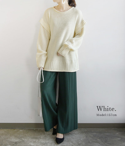 M_】LOOSE KNIT プルオーバー-