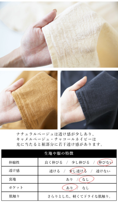 インドコットンリネンシャツワンピース M L 【メール便対応不可
