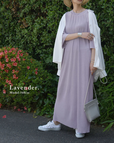 セルフカット楊柳ワンピース M L LL 【メール便対応可