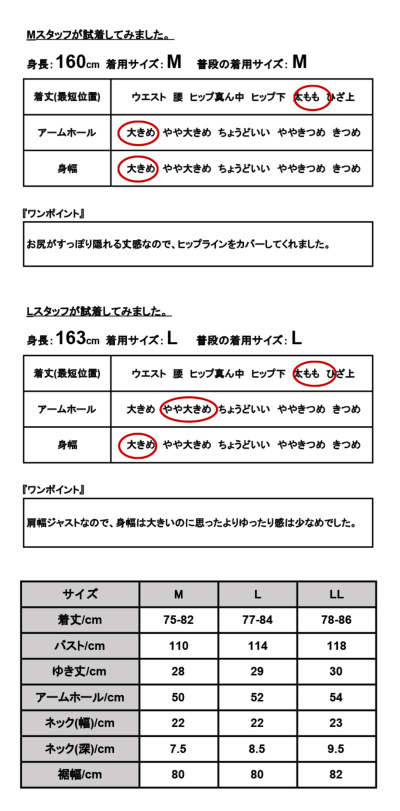 ひんやりタッチレーススリーブチュニック M L LL 【メール便対応可