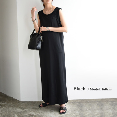 ドライタッチショートプルオーバー×キャミワンピースセット M L