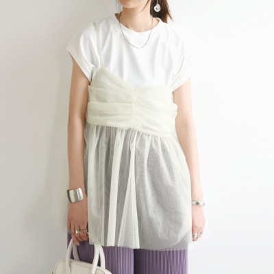 クレオルム　ラメチュールキャミソール coca｜ラメチュールキャミソール | Rakuten Fashion(楽天