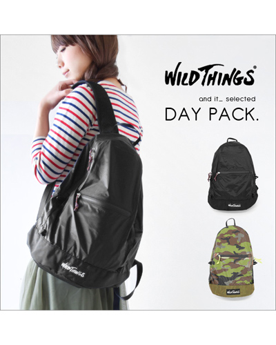 【早い者勝ち】WILD THINGS デイパック バックパック WILD THINGS デイバック リュック 「WILD THINGS/ワイルド