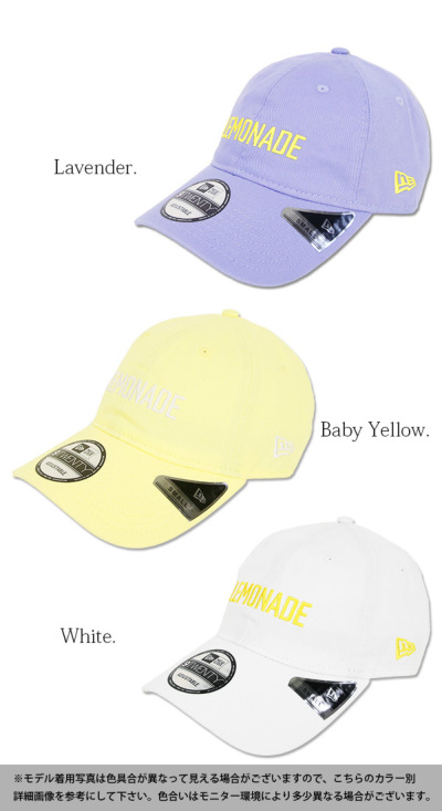 キャップ レディース ニューエラ NewEra 9TWENTY Small LEMONADEキャップ(WAKA NOZAWA) 【メール便対応不可】  レディース and it_ official web store