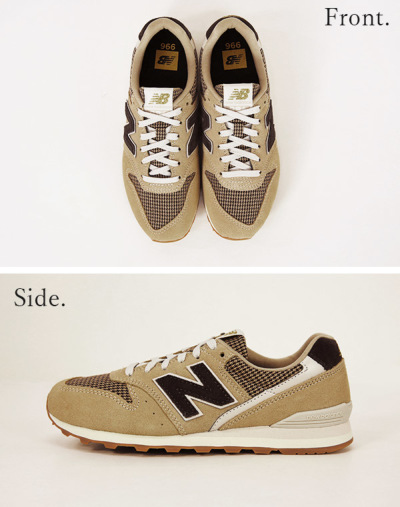 ニューバランス　スニーカー　チェック　ブラウン スニーカー ブランド レディース NEWBALANCE ニューバランス