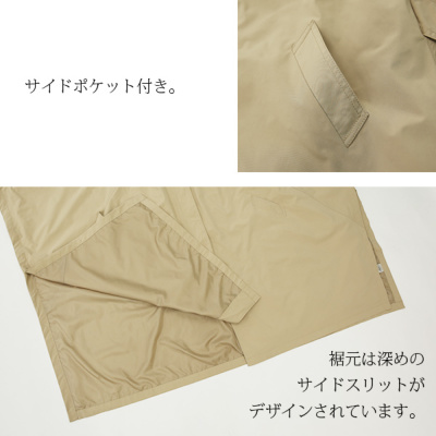 トレンチケープコート 【メール便対応不可】 レディース and it_
