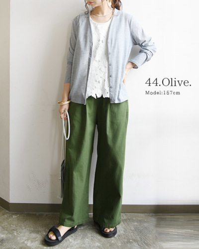 ワイドパンツ レディース 春 ディージーワイ D*g*y コットン