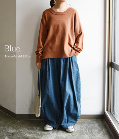 【美品✨ビブパンツ✨レディース L】ESTIVO ナイロン デニム パンツ 箔プリント デニム パンツ[品番：ORGW0008828]｜Ada.（エイダ