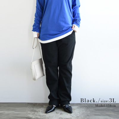 サイズ限定価格＋P10倍】3L 4L 美脚を叶えるレギンスパンツ