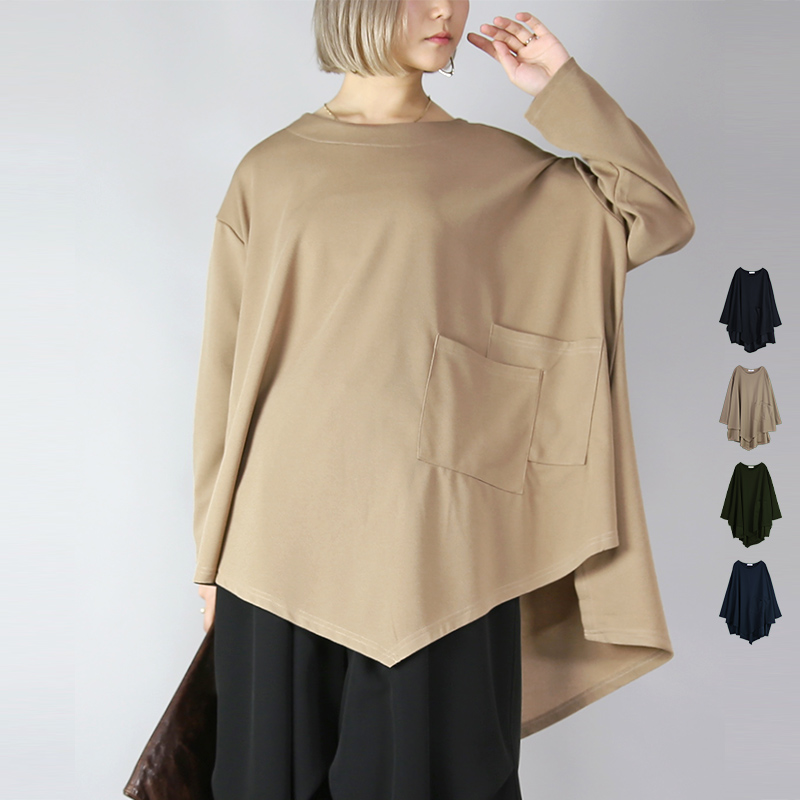LA6233 ADORE アドーア 長袖チュニック カットソー グレー 38 ADORE - ADORE(アドーア) 長袖カットソー サイズ38 M レディース